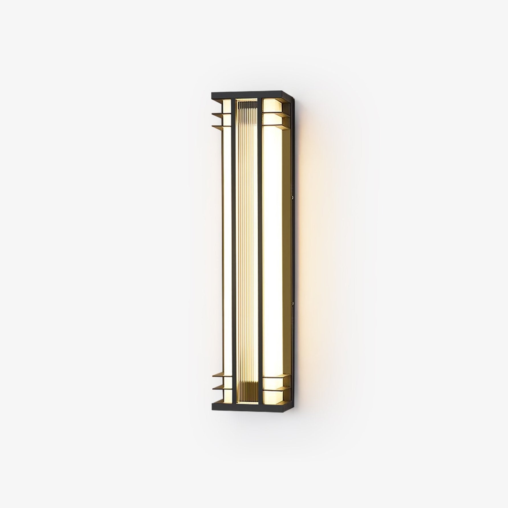 Outdoor Wall Lamp Solar | Modern Exterior Wall Lights | Waterproof LED Fixture | Energy Efficient Outdoor Lighting | Stylish Wall Light - Zardee-2