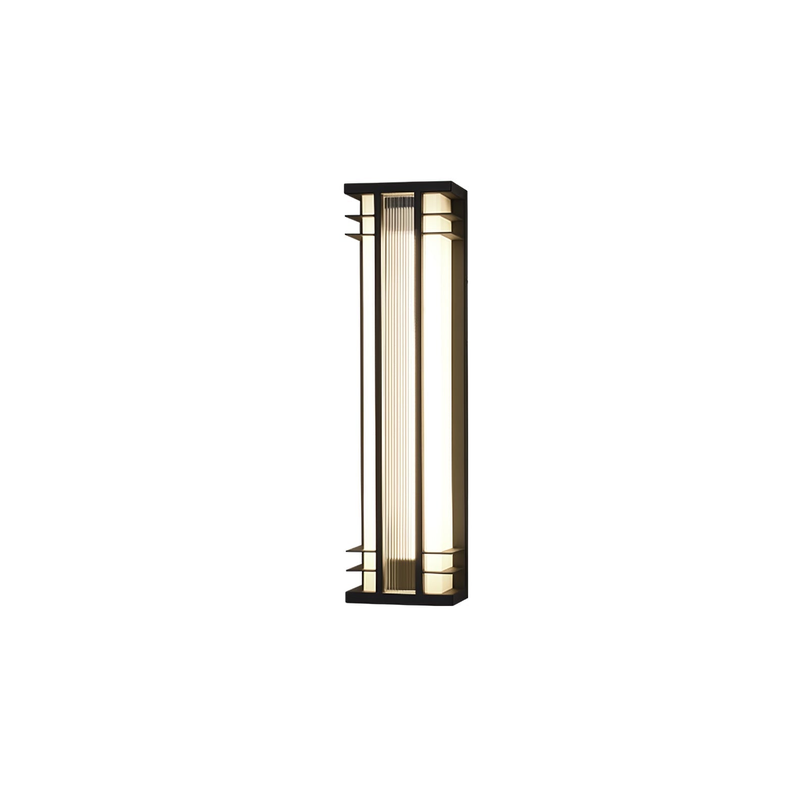 Outdoor Wall Lamp Solar | Modern Exterior Wall Lights | Waterproof LED Fixture | Energy Efficient Outdoor Lighting | Stylish Wall Light - Zardee-1