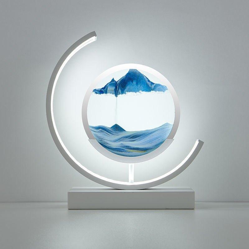 Variant image for Quicksand Table Lamp | Unique LED Desk Light | Relaxation Lamp for Bedroom | Decorative Lighting Fixture | Home Ambiance Light - Zardee-6