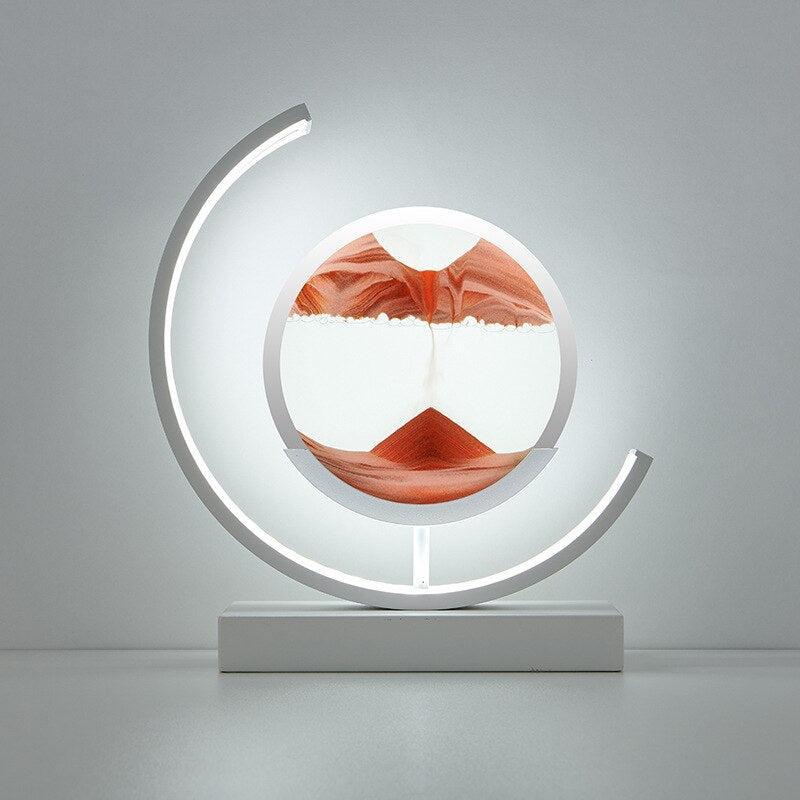 Variant image for Quicksand Table Lamp | Unique LED Desk Light | Relaxation Lamp for Bedroom | Decorative Lighting Fixture | Home Ambiance Light - Zardee-8