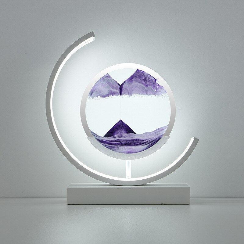Variant image for Quicksand Table Lamp | Unique LED Desk Light | Relaxation Lamp for Bedroom | Decorative Lighting Fixture | Home Ambiance Light - Zardee-10
