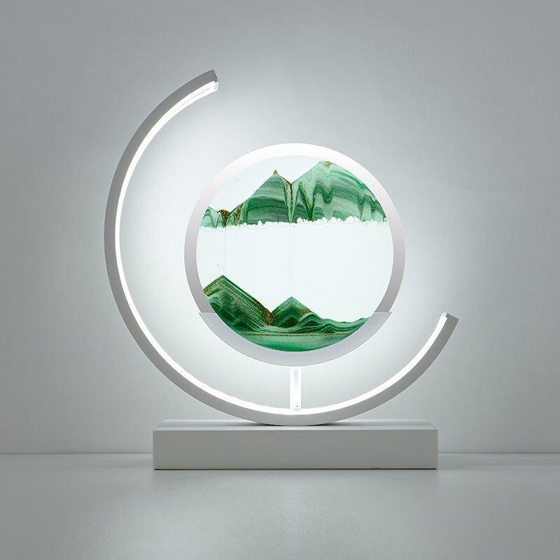Variant image for Quicksand Table Lamp | Unique LED Desk Light | Relaxation Lamp for Bedroom | Decorative Lighting Fixture | Home Ambiance Light - Zardee-2