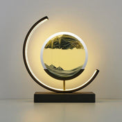 Variant image for Quicksand Table Lamp | Unique LED Desk Light | Relaxation Lamp for Bedroom | Decorative Lighting Fixture | Home Ambiance Light - Zardee-3