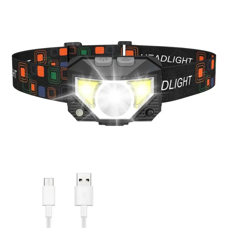 Dual Pack Motion-Sensor Head Torch | Ultra-Bright 8 Lighting Modes, Waterproof & Adjustable 4