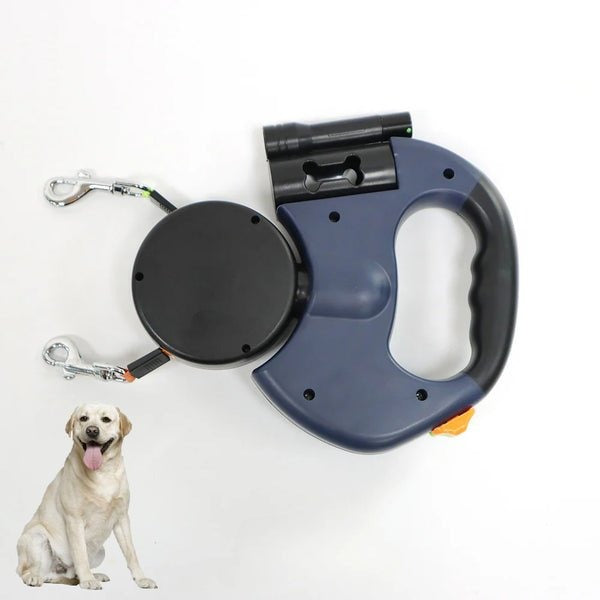 Dual Retractable Dog Leash 0