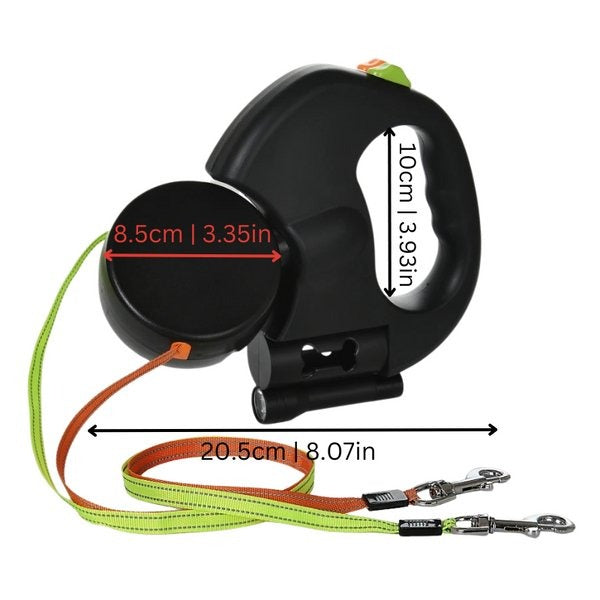Dual Retractable Dog Leash 5