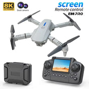 E88PRO Drone 8K 5G HD Dual Camera Aerial Photography Remote control screen display Control Aircraft Quadcopter 7