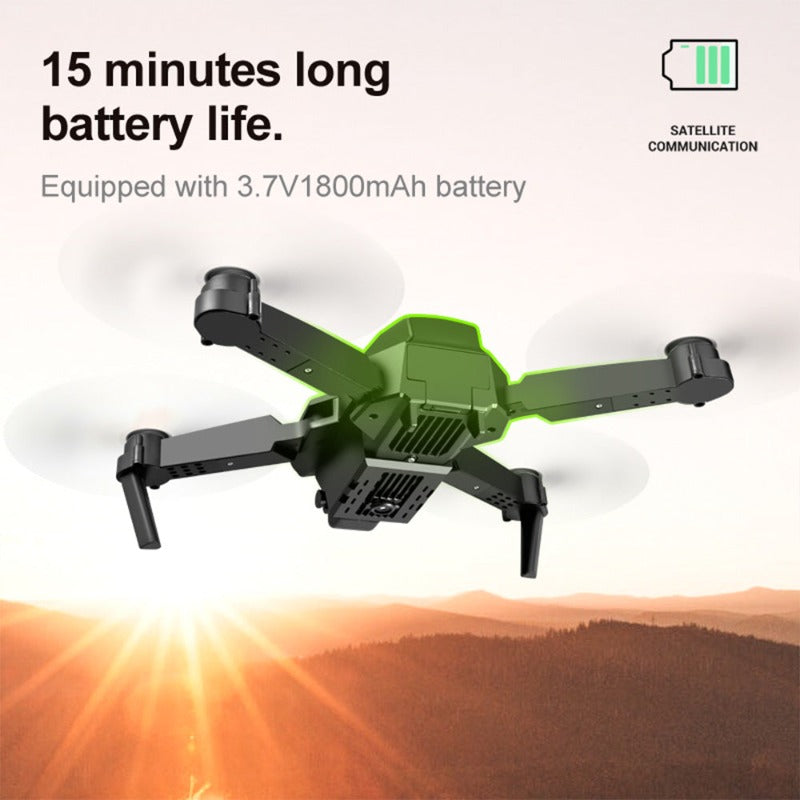 NovaFlight Pro 4K högupplöst drönare med dubbla kameror för flygfotografering och videoinspelning
