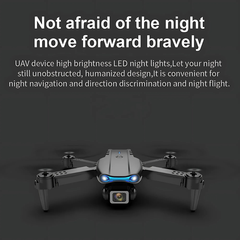 AeroNova Pro 4K Dobbeltkamera Drone Foldbar Højdehold Gestusstyring WiFi Tyngdesensor USB-opladning Opbevaringspose
