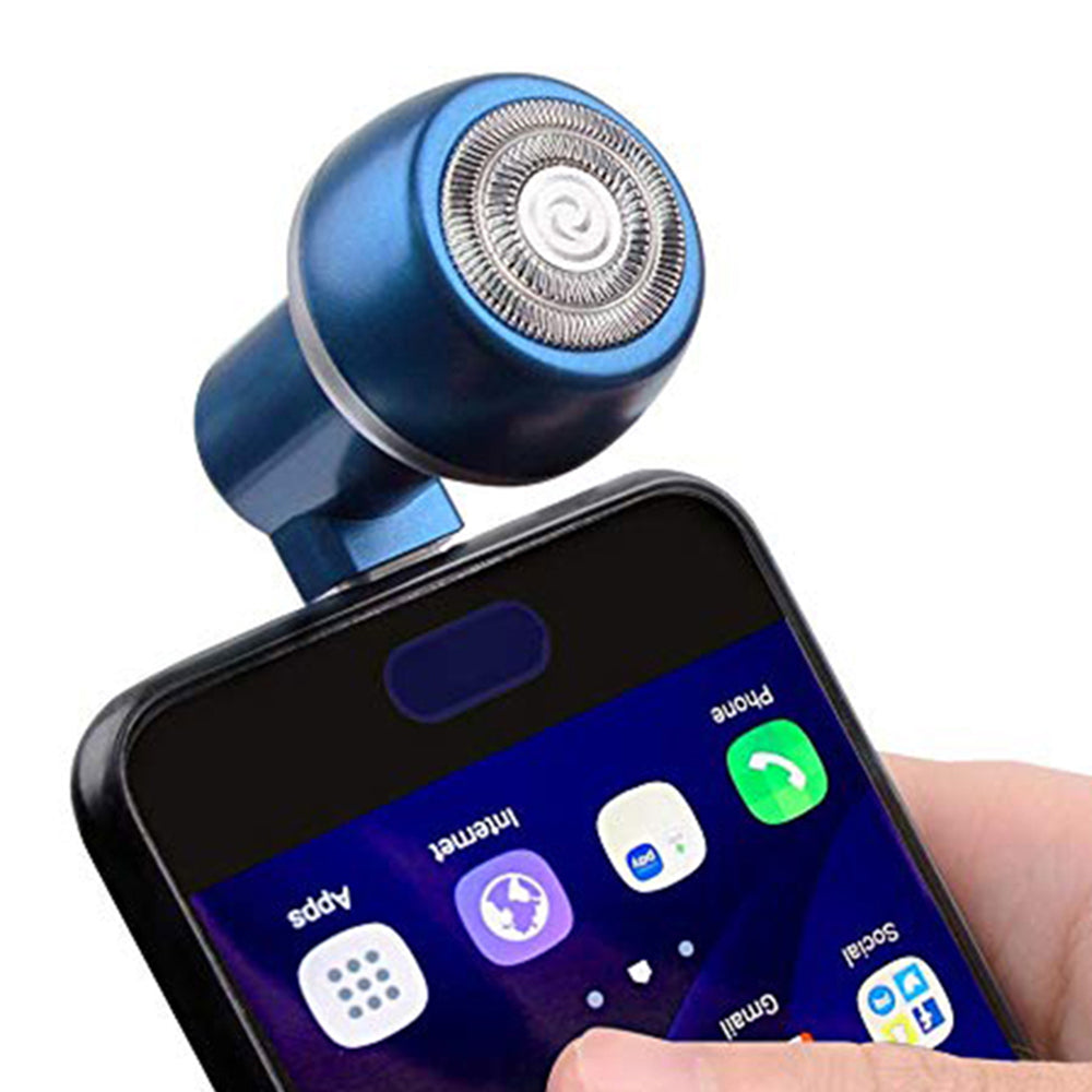 Mini lomme-telefon barbermaskine magnetisk elektrisk barbermaskine trimmer til grooming på farten og nem barbering