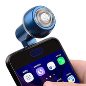 Mini lomme-telefon barbermaskine magnetisk elektrisk barbermaskine trimmer til grooming på farten og nem barbering