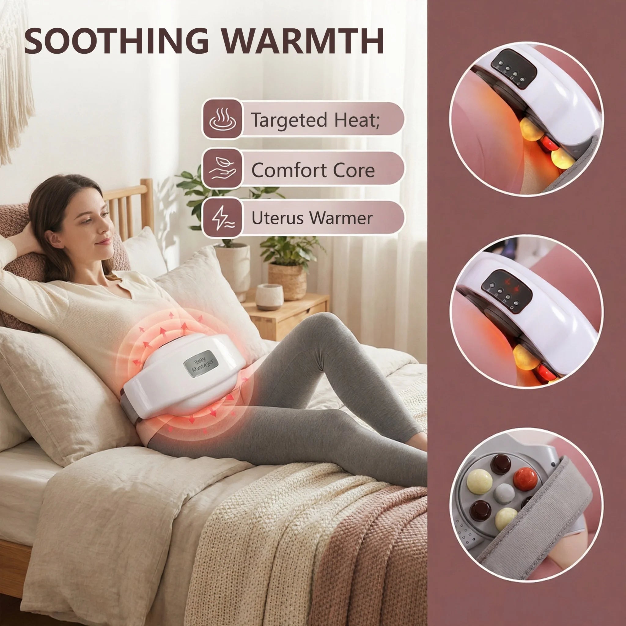 Electric Abdominal Massager，Stomach massager, Abdominal Massager ，health gift, give to family and friends 0