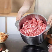 Elektrisk kødhakker i rustfrit stål 5L foodprocessor hvidløgspasta blender stor kapacitet køkkenredskaber