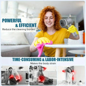 Electric Scrubber – Cordless Spin Scrubber with 6 Replaceable Brush Heads, Powerful Cleaning Tool 4