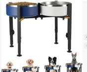 Elevated dog bowl stand 1