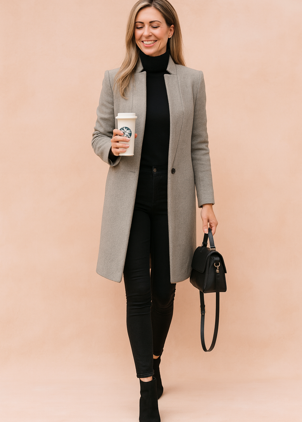 Eliza | Women's Straight Cut Coat for Timeless Urban Elegance 1