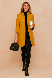 Eliza | Women's Straight Cut Coat for Timeless Urban Elegance 5