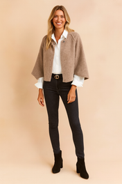 Elysian | Chic Cape-Style Jacket for Versatile Fashion Looks 2
