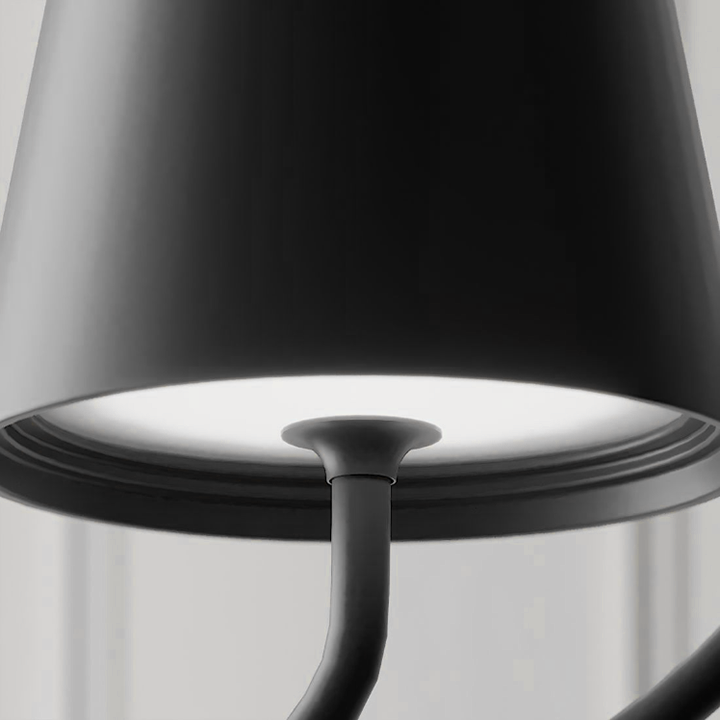Rechargeable LED Hanging Lamp for Indoor and Outdoor Use, Minimalist Pendant Light for Versatile Illumination