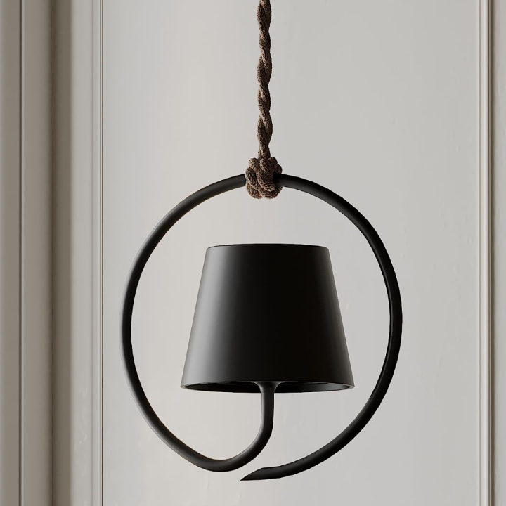 Rechargeable LED Hanging Lamp for Indoor and Outdoor Use, Minimalist Pendant Light for Versatile Illumination