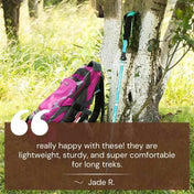 Ergonomic Trekking Poles by ProTrek | Lightweight Hiking Sticks for All Terrains 5