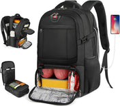Extra-Large Lunch and Laptop Travel Backpack with USB Charging Port 0
