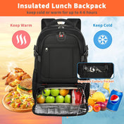 Extra-Large Lunch and Laptop Travel Backpack with USB Charging Port 1