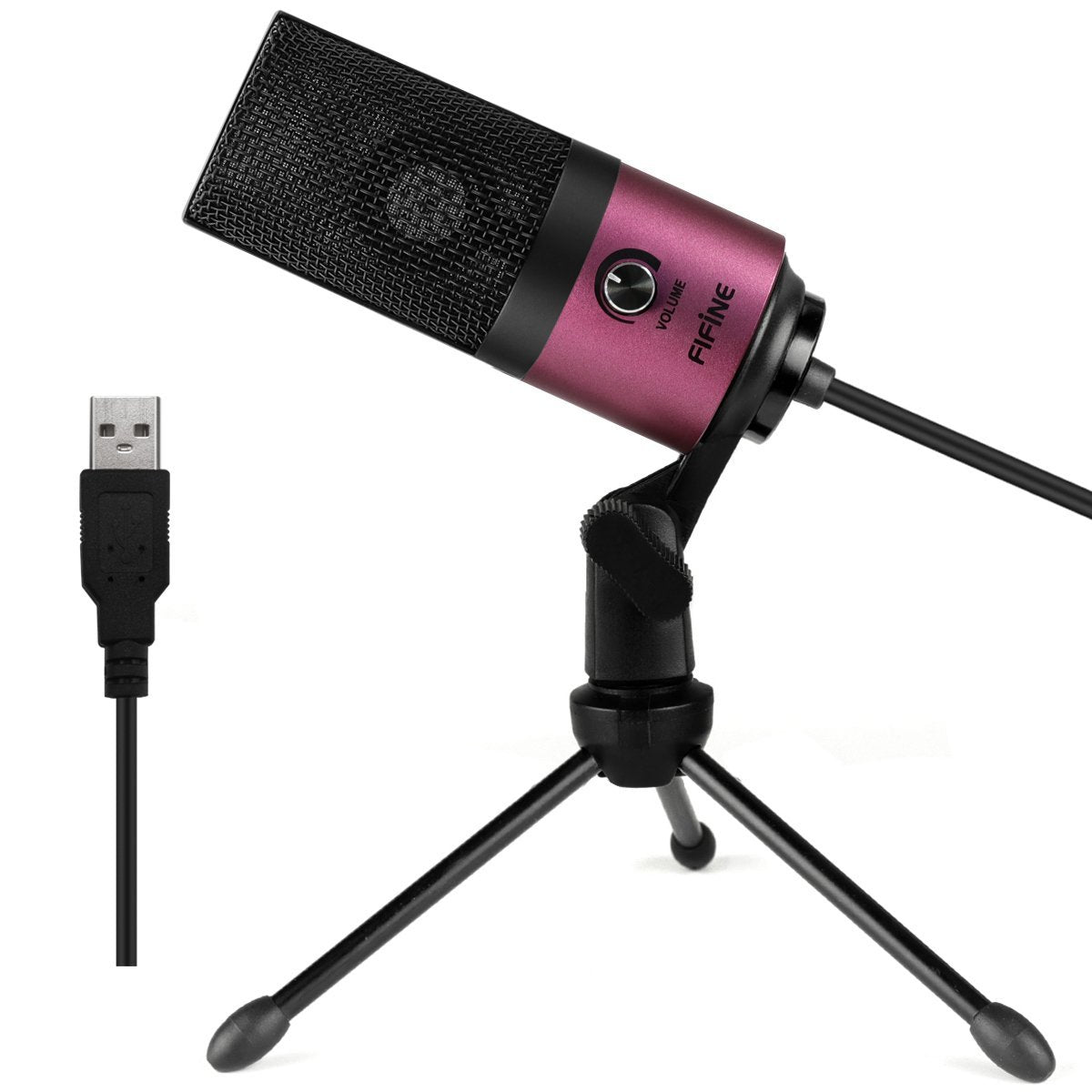 NovaCore Studio USB kondensatormikrofon til hjemmeoptagelse, indholdsskabelse og streaming