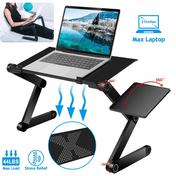 Suporte para Portátil NovaLift 360 - Ergonómico e Ajustável em Altura para uma Postura Saudável durante o Trabalho