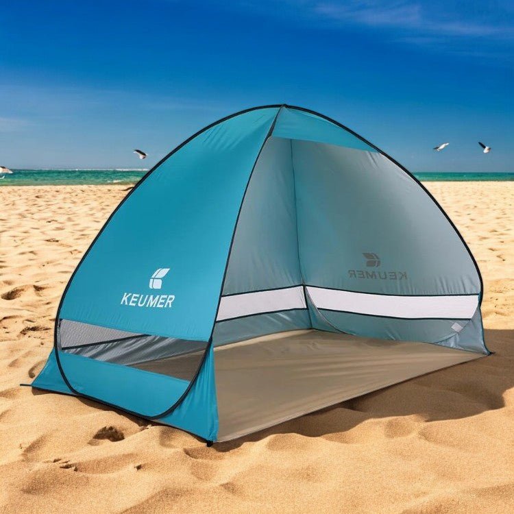 Family-Friendly Pop-Up Tent with UV and Wind Protection 0