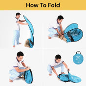 Family-Friendly Pop-Up Tent with UV and Wind Protection 2