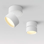 Varmhvid justerbar LED-loftlampe til overflademontage med rettet belysning for præcis oplysning i ethvert rum