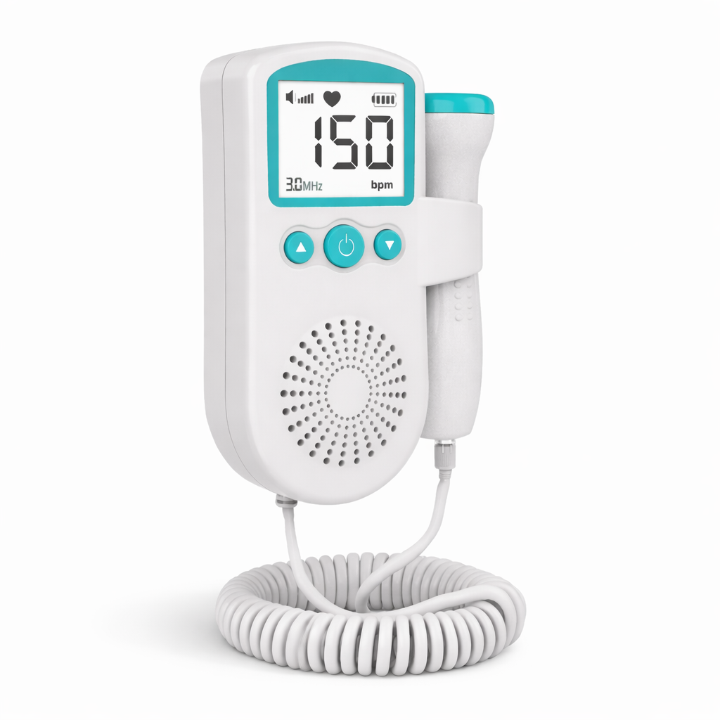 Fetal Doppler Monitor with Heart Rate Detection and Sound Alerts 0