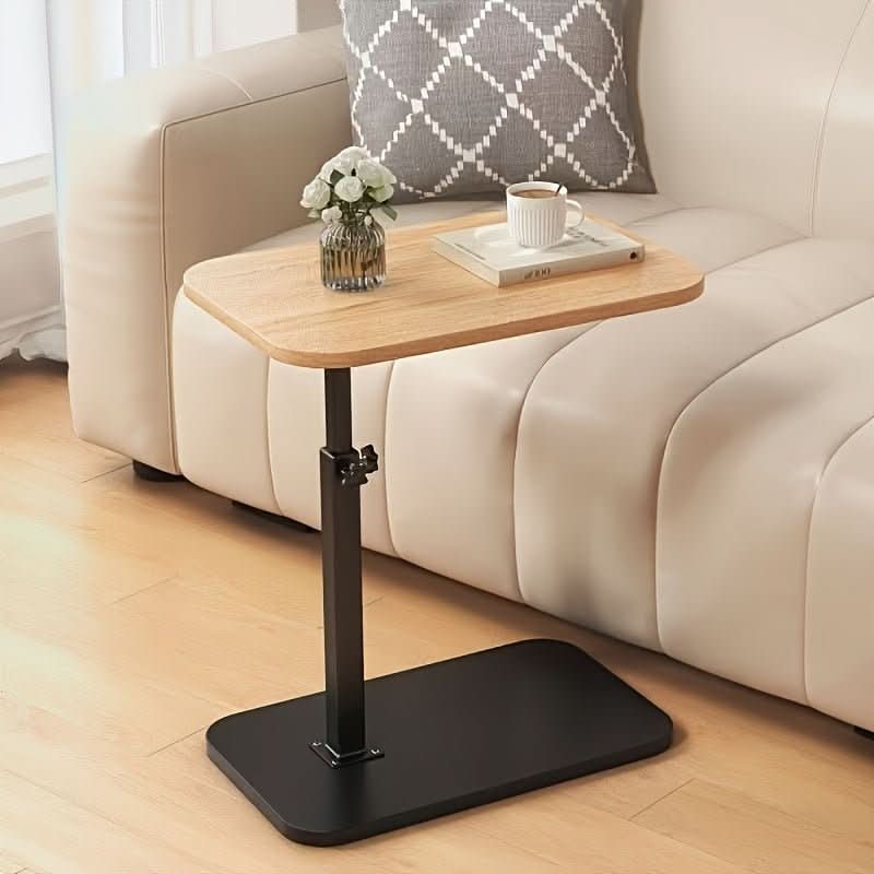 Mesa Lateral ElevateFlex Ajustável em Altura para Sofá e Cama com Uso Versátil em Qualquer Lugar