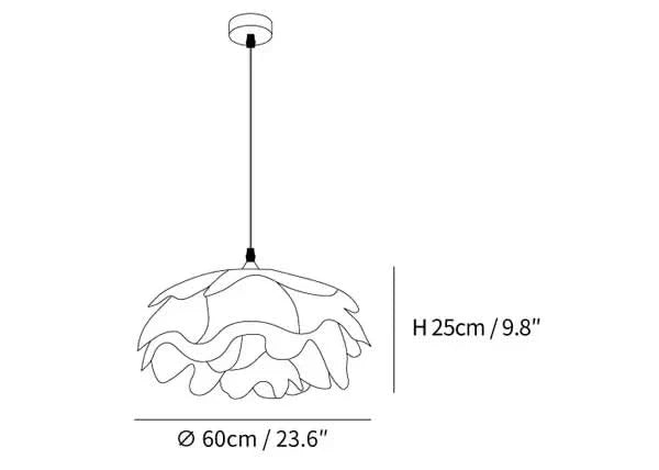 Elegant White Flower Pendant Light With LED E27 For Modern Ceiling Lamp Home Decor And Contemporary Interior Lighting