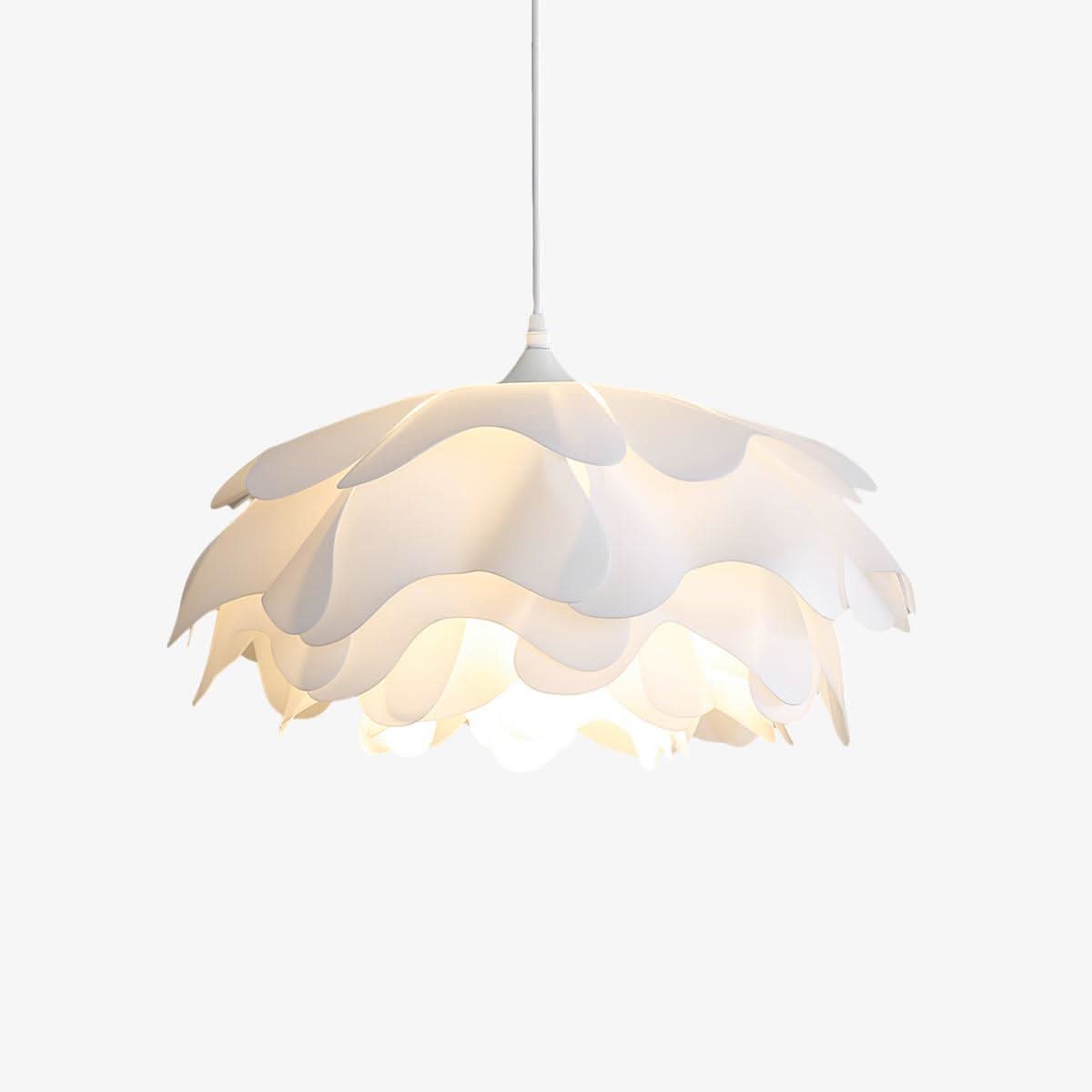 Elegant White Flower Pendant Light With LED E27 For Modern Ceiling Lamp Home Decor And Contemporary Interior Lighting