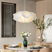 Elegant White Flower Pendant Light With LED E27 For Modern Ceiling Lamp Home Decor And Contemporary Interior Lighting