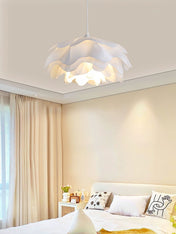 Elegant White Flower Pendant Light With LED E27 For Modern Ceiling Lamp Home Decor And Contemporary Interior Lighting