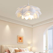 Elegant White Flower Pendant Light With LED E27 For Modern Ceiling Lamp Home Decor And Contemporary Interior Lighting