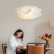 Elegant White Flower Pendant Light With LED E27 For Modern Ceiling Lamp Home Decor And Contemporary Interior Lighting