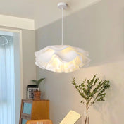 Elegant White Flower Pendant Light With LED E27 For Modern Ceiling Lamp Home Decor And Contemporary Interior Lighting