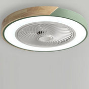Moderne trådløst LED-loftlys med integreret ventilator til moderne hjem og interiører