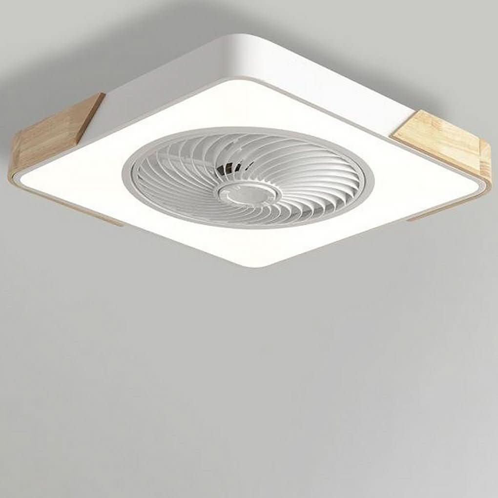 Moderne trådløst LED-loftlys med integreret ventilator til moderne hjem og interiører