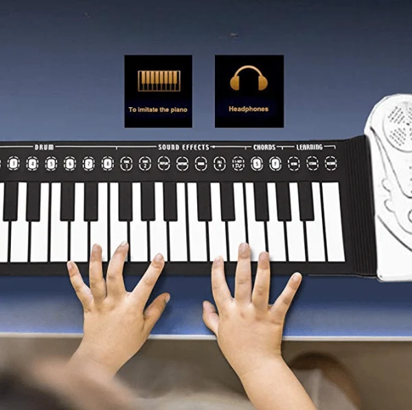 Sammenklappeligt Musikkeyboard, Der Tænder Din Frihed Til At Skabe Episk Musik Overalt For Skabere På Farten