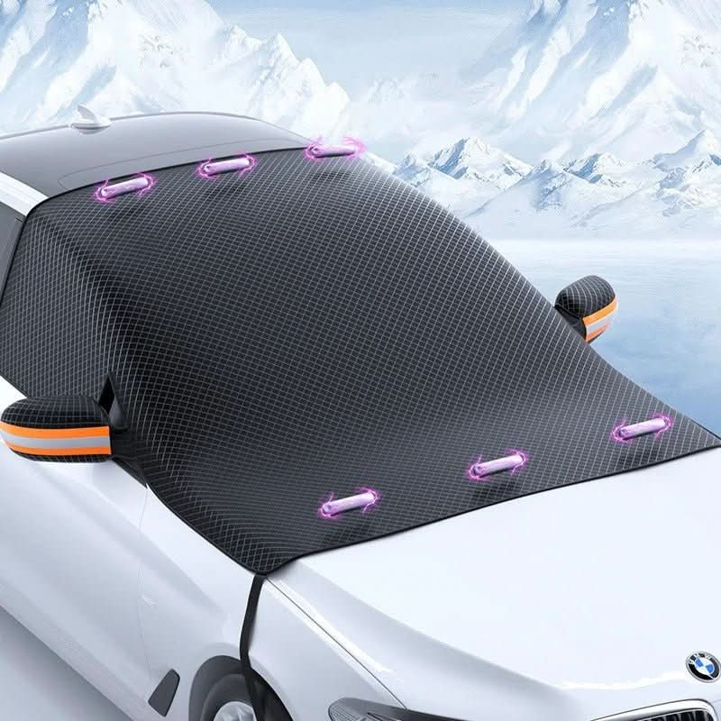 כיסוי מגנטי לרכב GlacierGuard להגנה בכל עונה מפני שלג וקרח מגן אוניברסלי לרכב