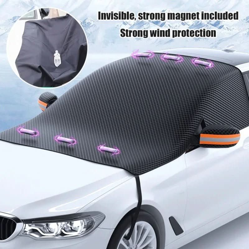 כיסוי מגנטי לרכב GlacierGuard להגנה בכל עונה מפני שלג וקרח מגן אוניברסלי לרכב