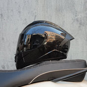 Full Face Racing Helmets Winter Warm Double Visor Motorcycle Helmet Motorbike Sports helmet LVS-701 0