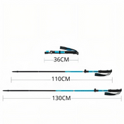 Bâtons de Trekking Pliables et Légers pour Sentiers de Randonnée et Trekking en Plein Air par SummitPeak Outfitters