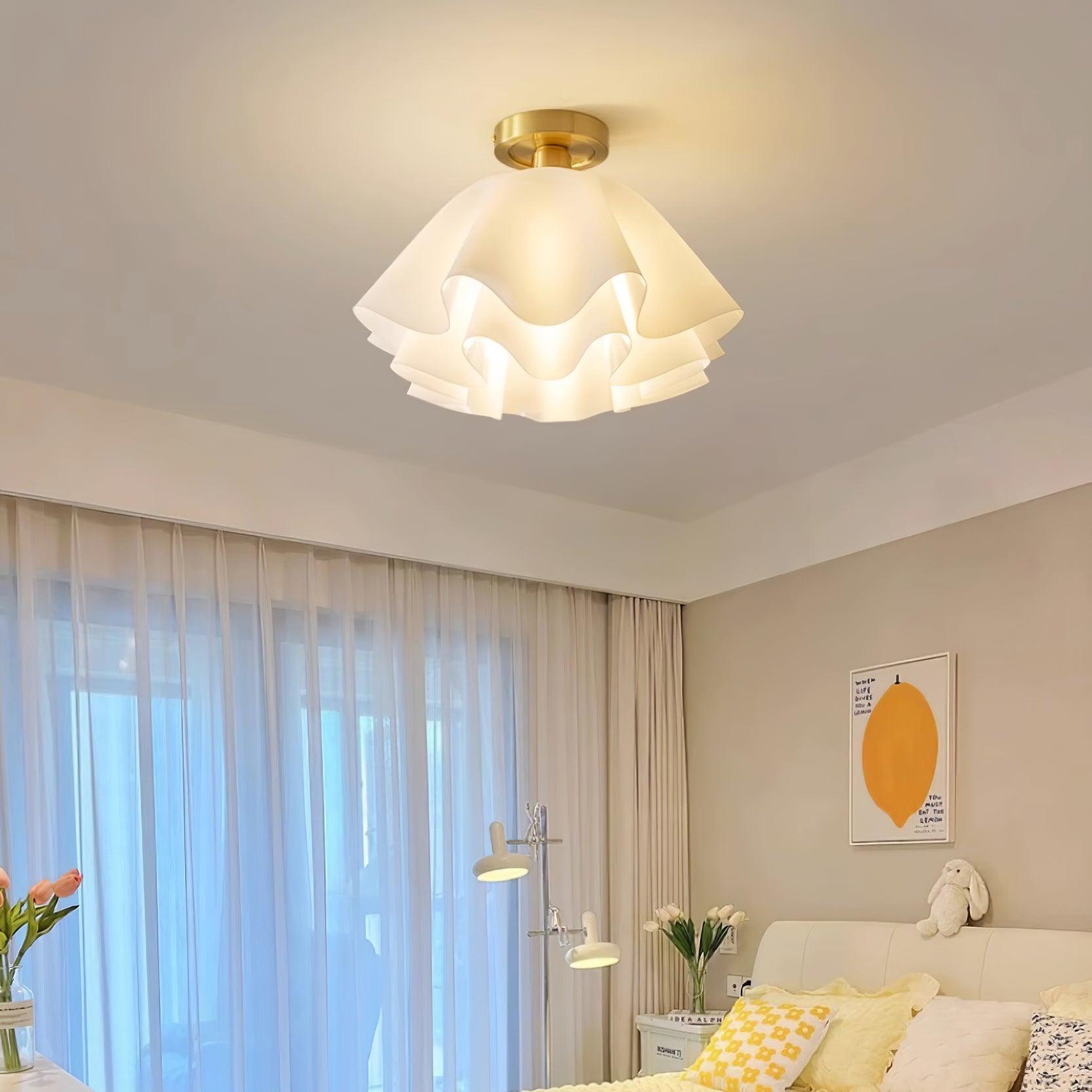 Modern Ceiling Light Fixture | Flush Mount Ceiling Light | LED Ceiling Lights | Contemporary Ceiling Lamp | Elegant Home Lighting - Zardee-3