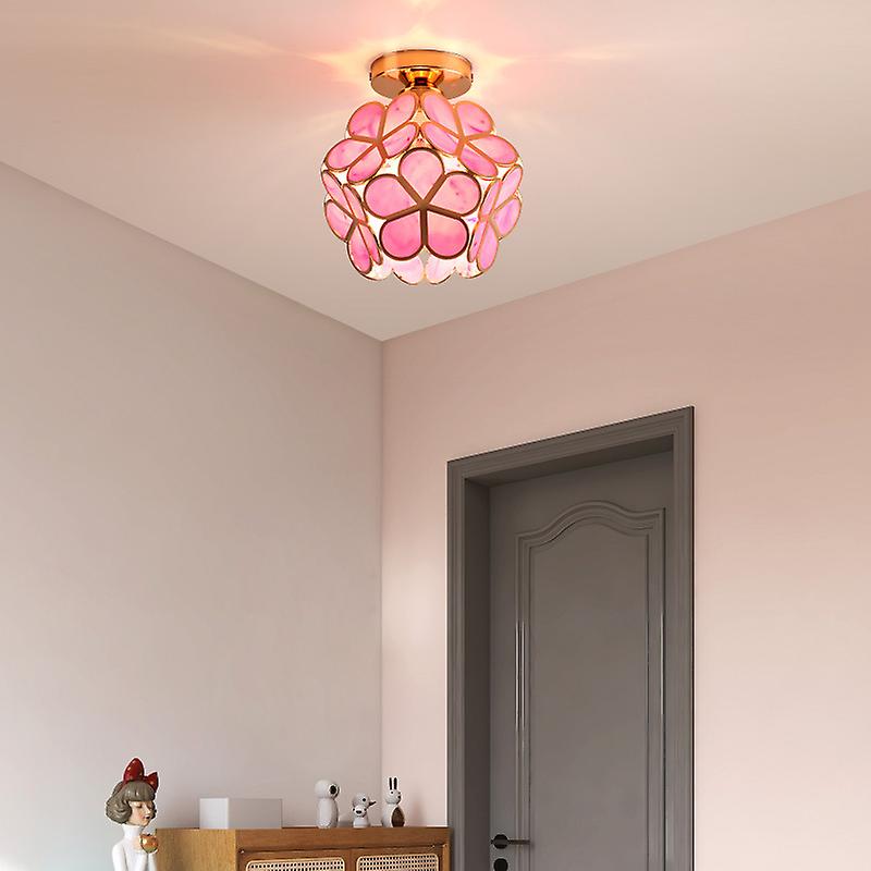 Variant image for Glass Flower Ceiling Lamp | Elegant Ceiling Light Fixture | Modern Flush Mount Ceiling Light | Decorative Home Lighting | Stylish Ceiling Lights - Zardee-3